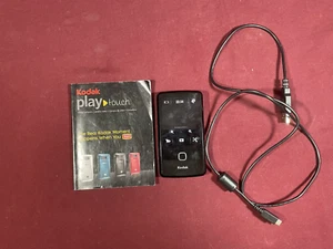 Cámara de video táctil Kodak Play portátil negra con cable USB guía del usuario probada - Imagen 1 de 6
