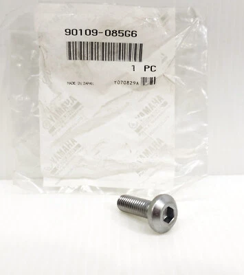 Original Yamaha R6 R1 R6S FZ1 V Max OEM reposapiés soporte perno 90109-085G6 nuevo Foto 1 de 4