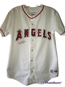 Angels Jersey Autograph Anaheim Baseball Large Vintage Signed David Eckstein - Picture 1 of 7