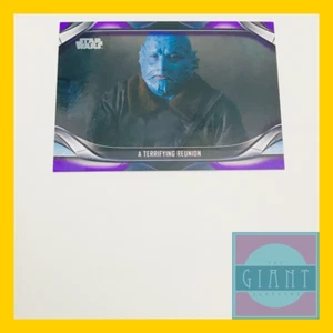 Topps 2021 Star Wars The Mandalorian Season 2 #42 Purple Parallel Disney Plus - Picture 1 of 2