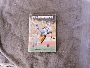 1976 DALLAS COWBOYS MEDIA GUIDE Yearbook TOM LANDRY ROGER STAUBACH CLIFF HARRIS - Picture 1 of 21