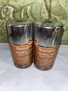 Neutrogena Healthy Skin Liquid MakeUp Foundation # 135 Chestnut Exp 25 Lot Of 2 - Picture 1 of 3