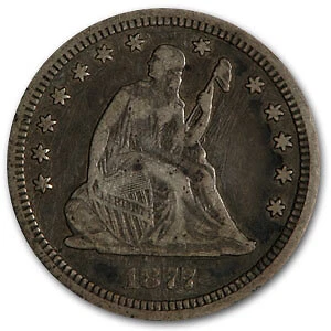 1877-CC Liberty Seated Quarter Fine - SKU#52032 Cover