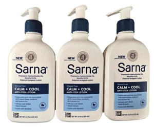 Sarna CALM & COOL Anti-Itch Lotion 7.5oz ( 3 pack ) __ - Picture 1 of 2