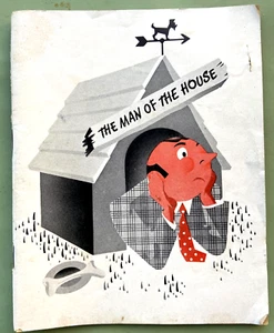 THE MAN OF THE HOUSE  1946 SATURDAY EVENING POST MEIER & FRANK JOKES CARTOONS - Picture 1 of 4