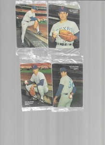 NOLAN RYAN 1990 MOTHERS COOKIES 500 K'S 4 CARD SET