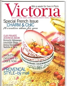 VICTORIA Magazine SEP 2001 Crafts, Home & Garden, Beauty, Fashion - Imagen 1 de 1