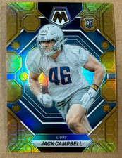 2023 Panini Mosaic Football #323 Jack Campbell Honeycomb Rookie SP Lions