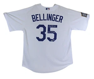 Dodgers Cody Bellinger 2020 WS Champs Signed White Nike Jersey w/ Patch Fanatics - Picture 1 of 6