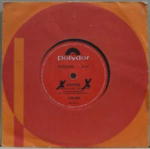 CREAM 1973 “BADGE/WHAT A BRINGDOWN” ERIC CLAPTON RARE MONO EDITION 7” 45 BRAZIL - Picture 1 of 2