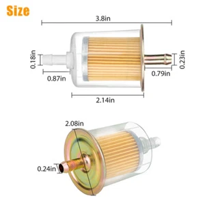 1 Pcs 3/8" Fuel Filters Industrial Universal Motorcycle Inline Gas Fuel Line WY3 - Picture 1 of 7