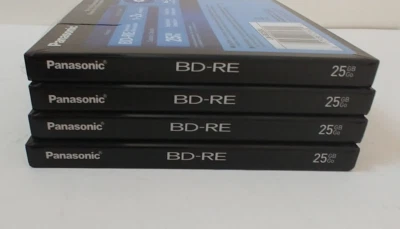 Panasonic LM-BE25DE Blu-ray Rewritable Disc 25GB  NEW Japan Lot Of 4 - Image 1 of 4