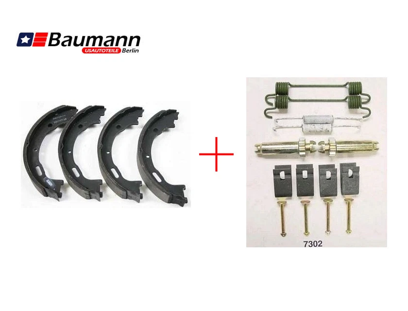 Zapatas de freno de mano / freno de estacionamiento + muelles ajustables Chrysler Pacifica 2004-09 - Imagen 1 de 1