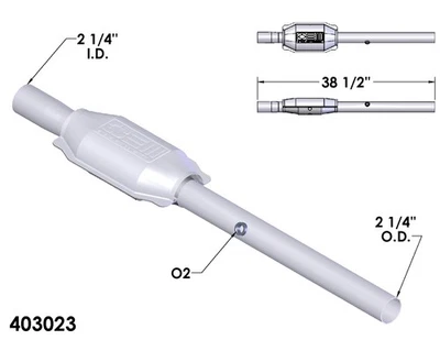 Convertidor catalítico para Chevrolet Lumina 1996 APV Foto 1 de 2