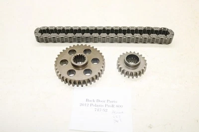 Polaris 800 Rush Pro R 2012 piñones de cadena de transmisión de orugas engranajes 36t 22t 70p Foto 1 de 4