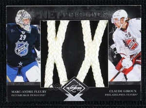 Memorabilia de presencia neta limitada 2011-12/99 Marc-Andre Fleury Claude Giroux #23 - Imagen 1 de 4