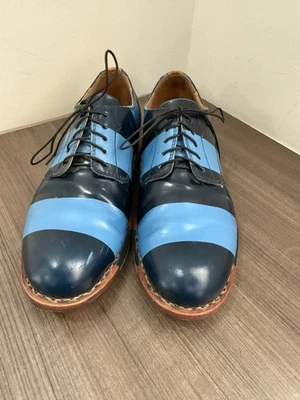 The Office of Mister Scott 牛津条纹蓝色男式 40 码 — 第 1/4 张图片