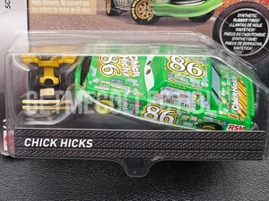 DISNEY PIXAR CARS SCAVENGER HUNT RUBBER TIRE CHICK HICKS WITH TROPHY SAVE 6% GMC - Picture 1 of 3