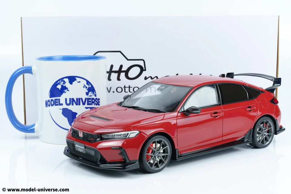 Otto Mobile - 1:18 Honda Civic Type R Mugen Rallye Red 2024 - Limited Edition... - Image 1 of 1