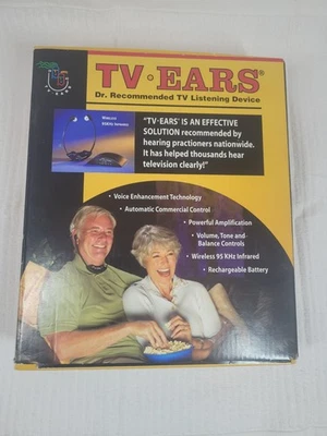 Tv Ears 2.3 MHz Digital Wireless Headset Tv Listening System Tested Working  - Image 1 of 4