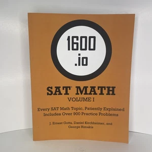 1600.io SAT Math Orange Book Volume 1: Every SAT Math Topic, Patiently Explained - Picture 1 of 11