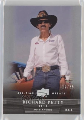 2012 Upper Deck UD All-Time Greats Silver Spectrum /35 Richard Petty #56 HOF - Image 1 of 2