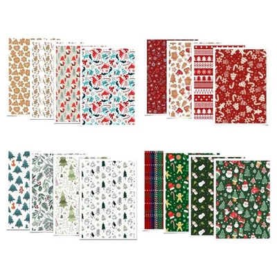 4PCS Christmas Themed Clay Transfer Paper for Clay Earring Necklace Making - image 1 of 4