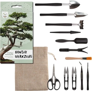 Bonsai Werkzeug-Set 13-Teilig Mit Praktischem Aufbewahrungsbeutel - Mini Gartenw - Bild 1 von 12
