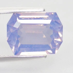 4.22 Ct Significant Octagon (12 x 9 mm) Natural Lavender Amethyst From Bolivia - Picture 1 of 7