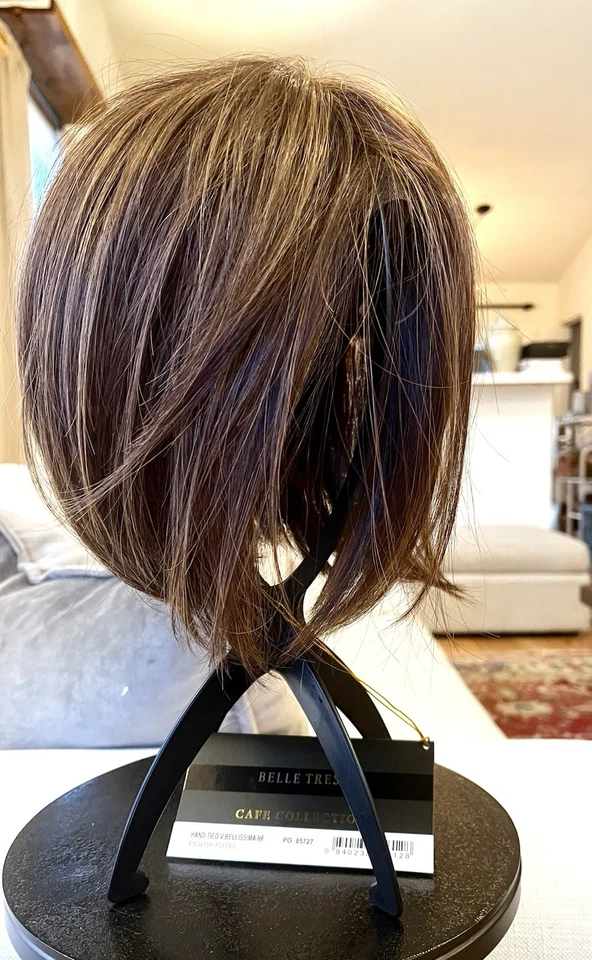 Peluca Bell Tress 100 % atada a mano mono top BELLISSIMA en inglés caramelo 6F27 Foto 1 de 4