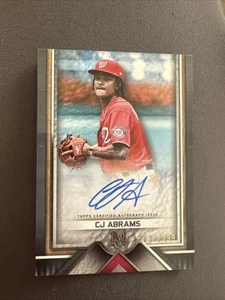 C.J. Abrams /299 (AU) 2023 Topps Museum Collection - Archival Autographs #AA-CA - Picture 1 of 3