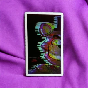 FNAF Five Nights at Freddys Help Wanted Glitch Fazbear Top Hat Glossy Sticker - Picture 1 of 2