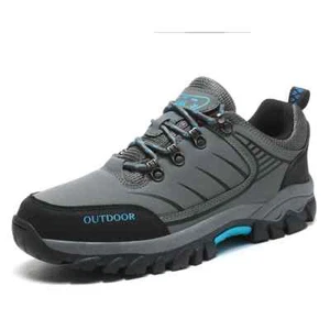 Men's Breathable Low-Top Walking Shoes Outdoor Comfortable Non-slip Hiking Shoes - Picture 1 of 21