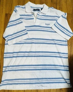 Enyce Clothing Co Men’s XXXL blue And White Stripe Short Sleeve 100% Cotton - Picture 1 of 4