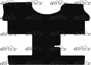 MERCEDES SPRINTER MOTOR-HOME 2006-2021 VOLL MONTIERTE SCHWARZE TEPPICH BODENMATTE - Bild 1 von 2