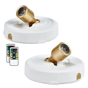 Wireless Spotlight Battery Operated Dimmable LED Accent Light with Remote Con... - Picture 1 of 7
