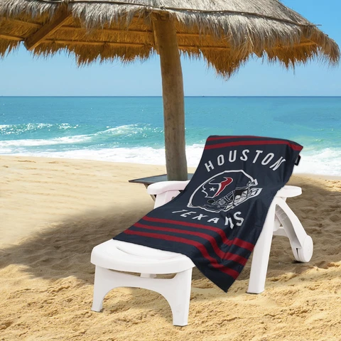 Northwest NFL Houston Texans "Stripes" Beach Towel, 30" x 60" Cover