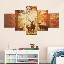 Unframed Deer Canvas Prints Modern Home Decor Wall Art Picture Room Oil Painting