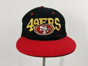 San Francisco 49ers Hat Red Reebok Pro Line Mint Snapback 1990s NFL Men - Picture 1 of 8