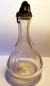 Vinagre Cruet de vidrio de hotel antiguo ""The Elton - Imagen 1 de 8
