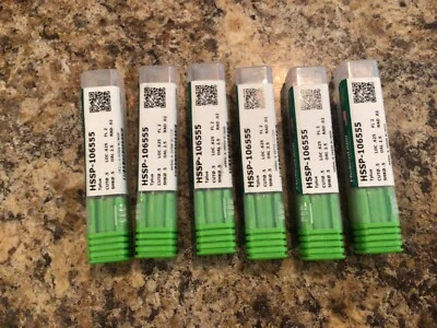 Спиральная 1/2 x 1/2 x 5/8 x 2-1/2 R.02 твердосплавная концевая фреза T-Plus 2 флейта лот (6) - Изображение 1 из 4