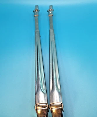 TRICO BRAZOS LIMPIAPARABRISAS PULIDOS AJUSTABLES (2) AL-260 STUDEBAKER FALCON COMET AMC NUEVO EN CAJA Foto 1 de 4