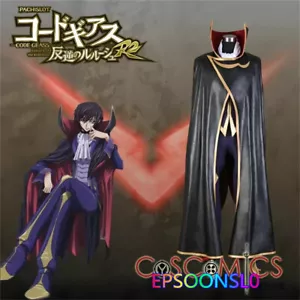 Costume Cosplay Code Geass Lelouch of the Rebellion Zero Abiti Halloween Mantello - Foto 1 di 19