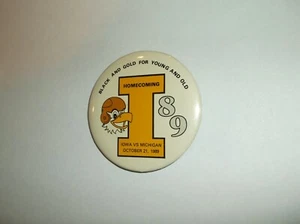 1989 HOMECOMING 89 IOWA HAWKEYES MICHIGAN HAWKEYE IA FOOTBALL Hawks Go Iowa !! - Picture 1 of 7