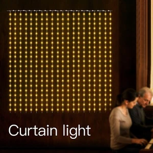 400-LED SMART Curtain Light Set with App Control - BLOWOUT CLEARANCE of 2022 Mod - Picture 1 of 11