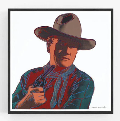 Andy Warhol - John Wayne, Vaqueros e Indios Portafolio Giclee Impresión Película Arte Foto 1 de 4