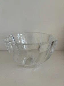 Orrefors Signed Swirl Crystal Bowl - Picture 1 of 7
