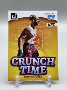 2023 Donruss Jiri Prochazka UFC MMA CRUNCH TIME #19 - Light Heavyweight - Picture 1 of 2