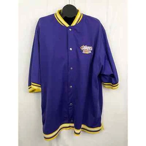 Los Angeles Lakers Basketball Snap Jersey 3XXL Sports Purple Yellow READ  - Picture 1 of 11