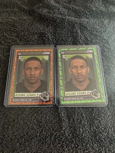 2024 Score-A-Treat Michael Penix Jr Rising Stars Pumpkins & Bats Falcons RC Both - Picture 1 of 2
